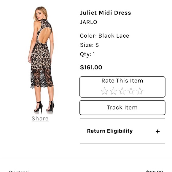 Revolve Floral Lace Dress - Picture 3 of 7